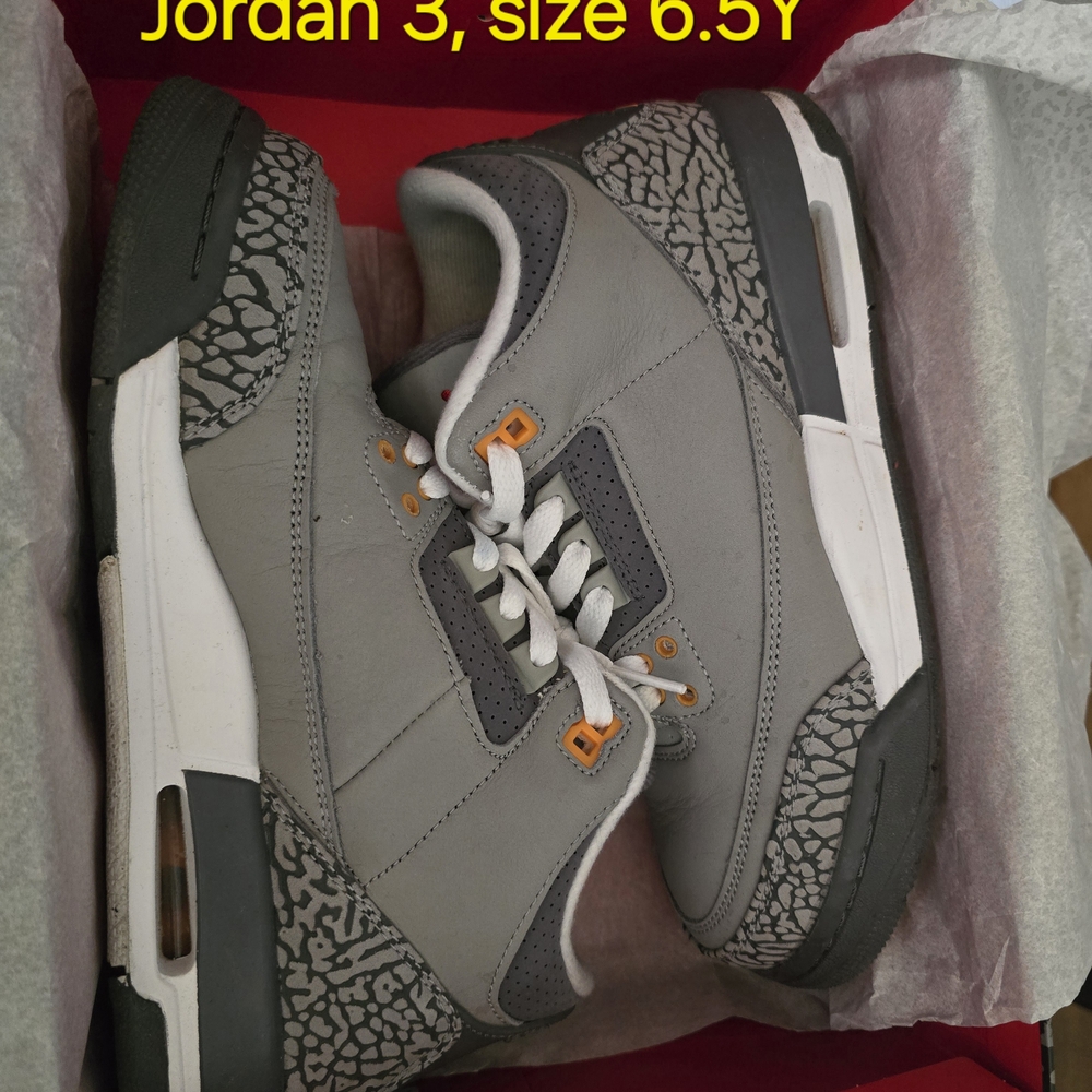 Jordan Orange and Gray Sneakers for Everyday Wear